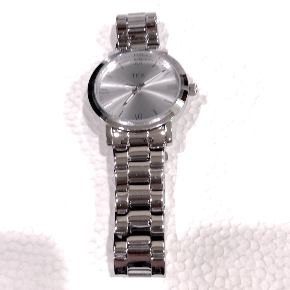 TFX By Bulova Men's Silver-Tone High Polished  Bracelet Watch  - New -NWOT - Picture 2 of 8
